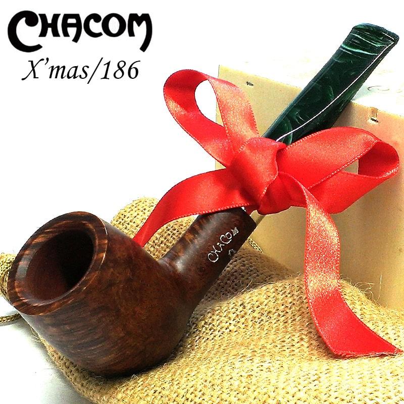 パイプ 喫煙具 シャコム Xmas186 CHACOM ストレート グリーン おしゃれ