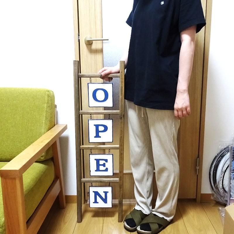 オープン 看板 店舗用 屋外 アンティーク プレート OPEN おしゃれ 玄関
