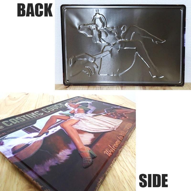 アメリカン レトロ ブリキ看板 セクシー アンティーク ガレージ 可愛い