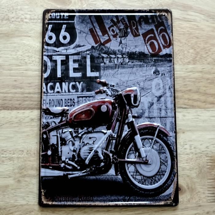 ブリキ看板 アメリカン バイク ビンテージ Route66 プレート 壁飾り 雑貨 インテリア サーファー カフェ 店舗 Z1 Zippoタバコケース喫煙具のハヤミ 通販 Yahoo ショッピング