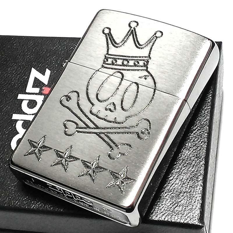 Zippo ライター クラウン スカル 可愛い ジッポ シルバー かっこいい おしゃれ レディース メンズ バレンタイン ギフト プレゼント Z0 Zippoタバコケース喫煙具のハヤミ 通販 Yahoo ショッピング