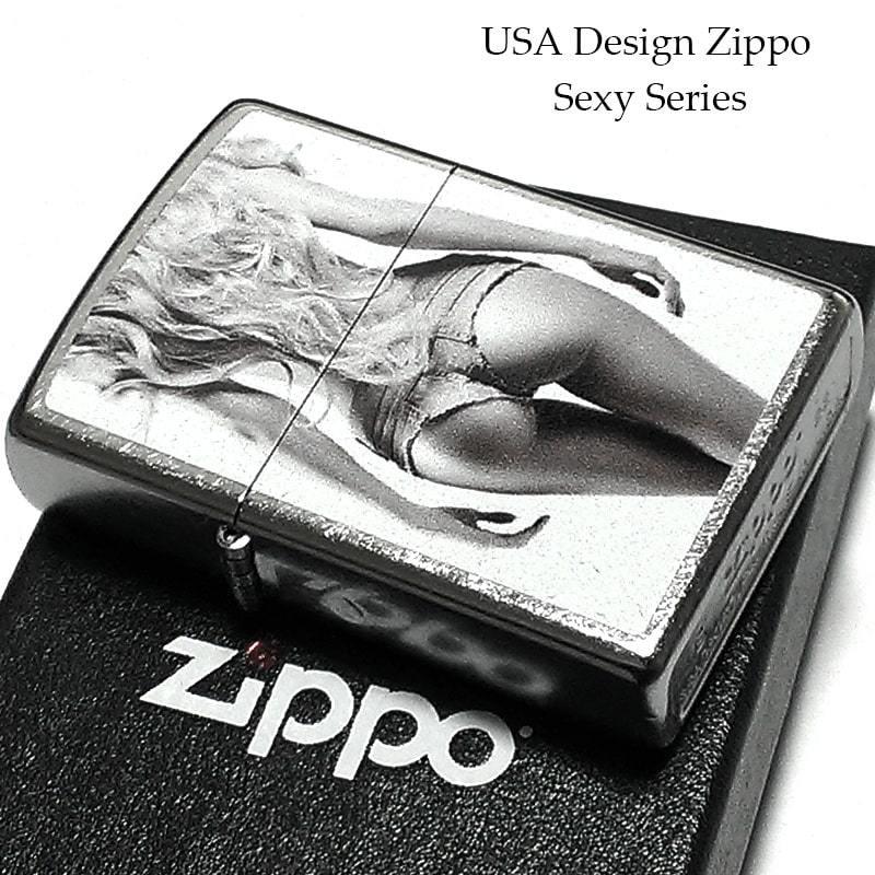 ZIPPO ライター セクシー レディ 女性 ブロンドヘアー ジッポ シルバー かっこいい メンズ おしゃれ レディース プレゼント ギフト｜hayamipro