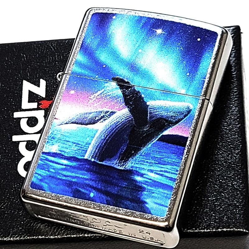 ZIPPO（ジッポー） ライター クジラ おしゃれ ジッポ ユーズド加工