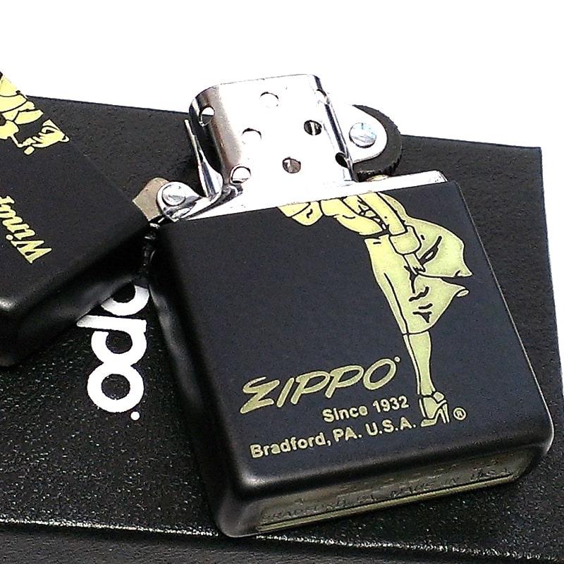ZIPPO（ジッポー） ジッポ ライター ウィンディガールー 黒金 マット
