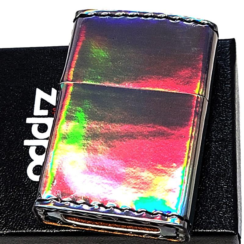 ZIPPO（ジッポー） おしゃれ オーロラ ジッポ ライター スチール 5面 