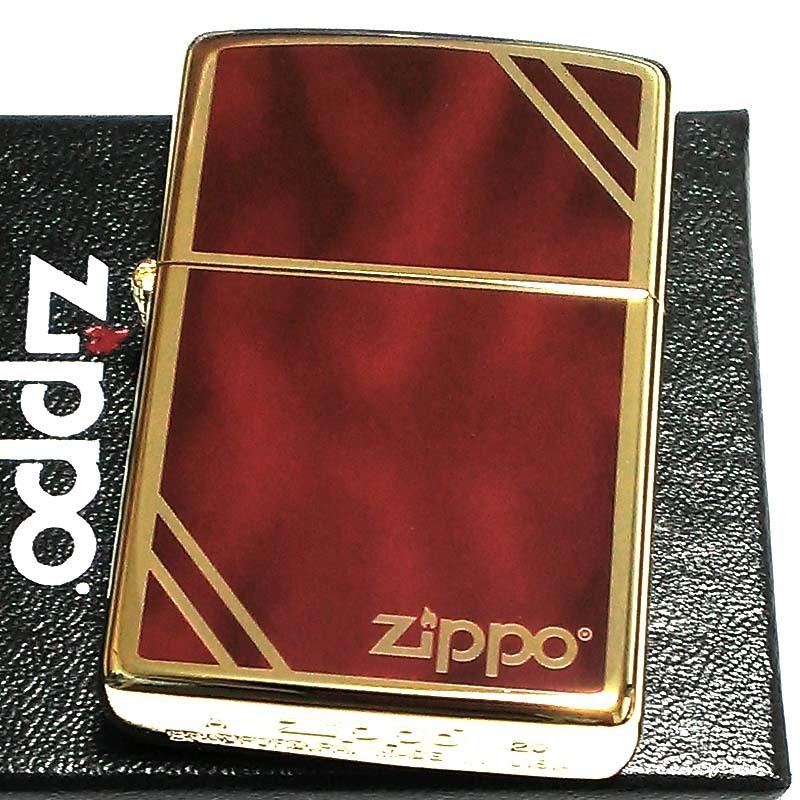 ZIPPO クラシック マーブル ゴールド＆ブラウン ジッポ ライター