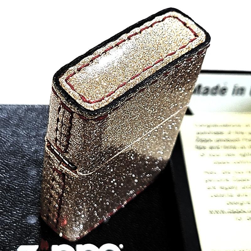 ZIPPO（ジッポー） ライター グリッターレザー ジッポ シャンパン 