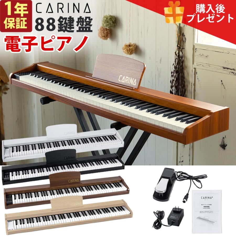 【5カラー】電子ピアノ 88鍵盤 木製 給電タイプ dream音源 MIDI対応 スリム ブラック ホワイト ブラウン【1年保証】【PL保険加入済み】  : carina-lf0088 : carina ヤフーショップ - 通販 - Yahoo!ショッピング