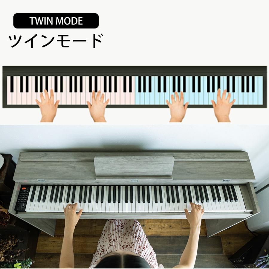 値下げ 電子ピアノ 88鍵盤 ハンマーアクション鍵盤 木製スタイル 取扱説明書付 値下げ 電子ピアノ 88鍵盤 ハンマーアクション鍵盤 木製スタイル