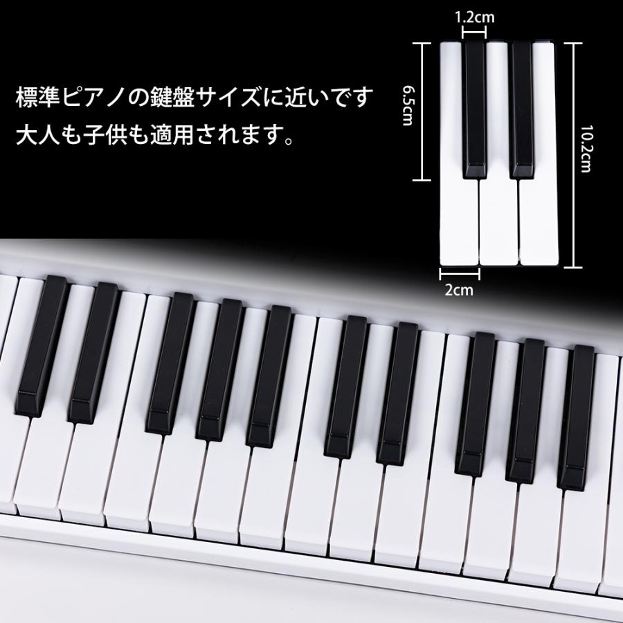 電子キーボード 61鍵盤 ピアノ シンセサイザー 給電 電池駆動 日本語