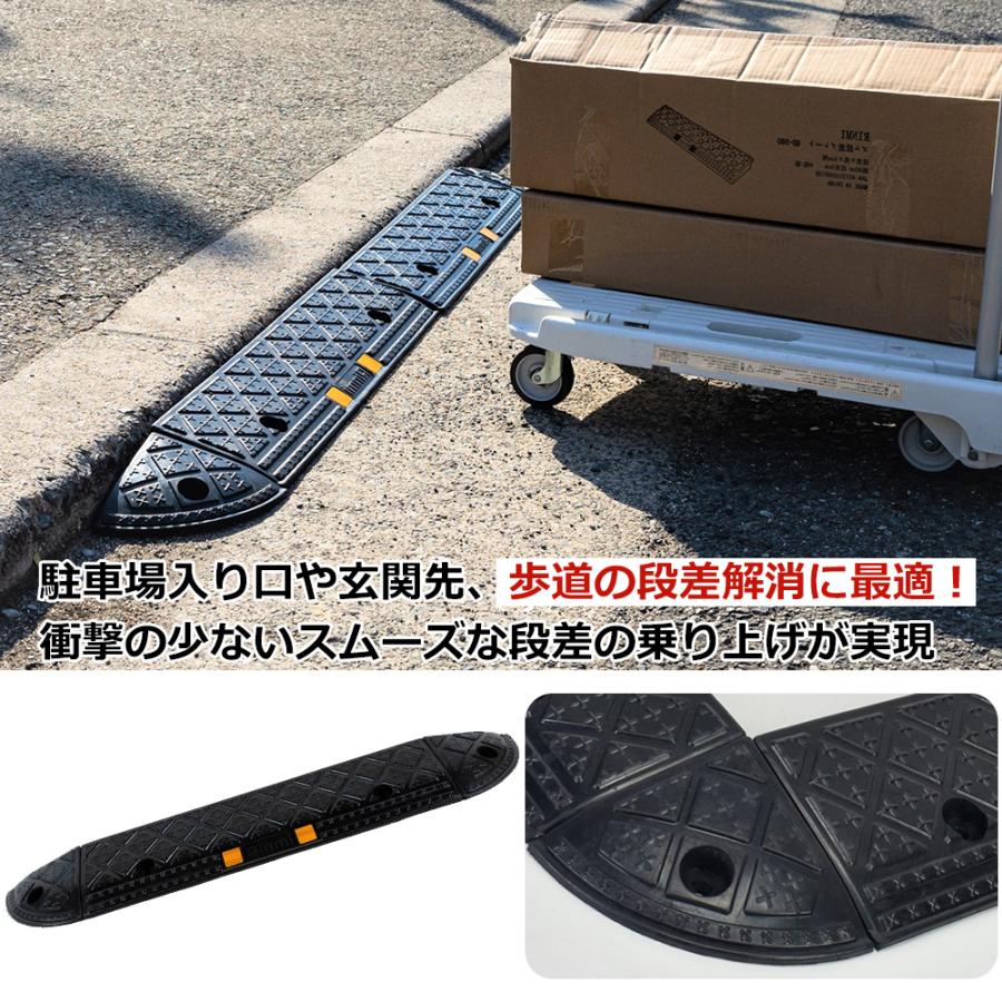段差プレート 約10cm段差 ゴム製 幅90cm ゴム段差プレート 段差