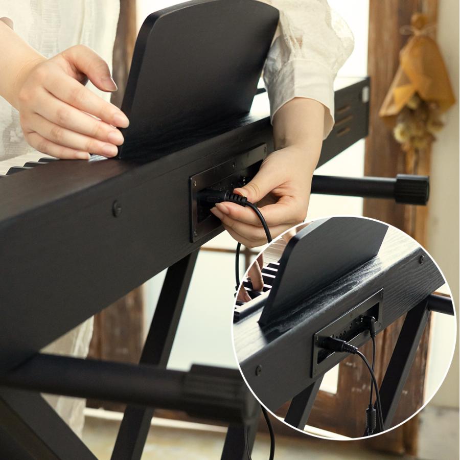 グレー新発売！】電子ピアノ 88鍵盤 スタンド 椅子セット 電子