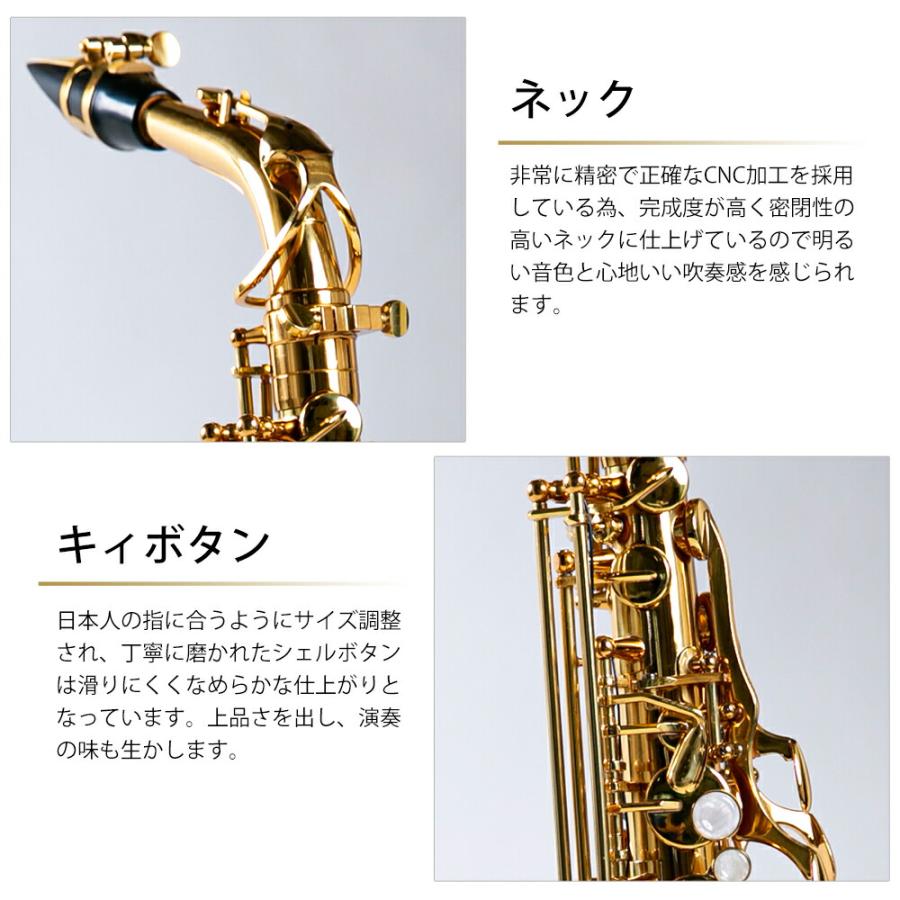 アルトサックス 初心者 入門セット 9点セットゴールドラッカー アルトサックス 初心者 入門セット 9点セットゴールドラッカー
