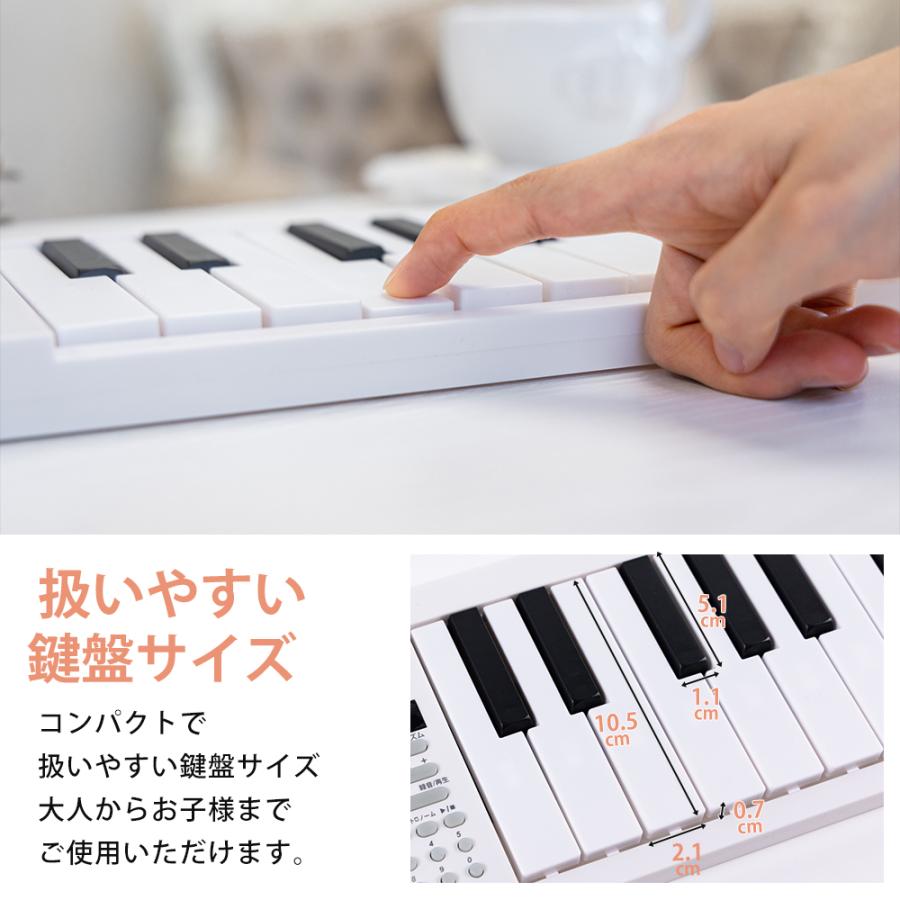 電子ピアノ 61鍵盤 折りたたみ キーボード 軽量 コンパクト 初心者