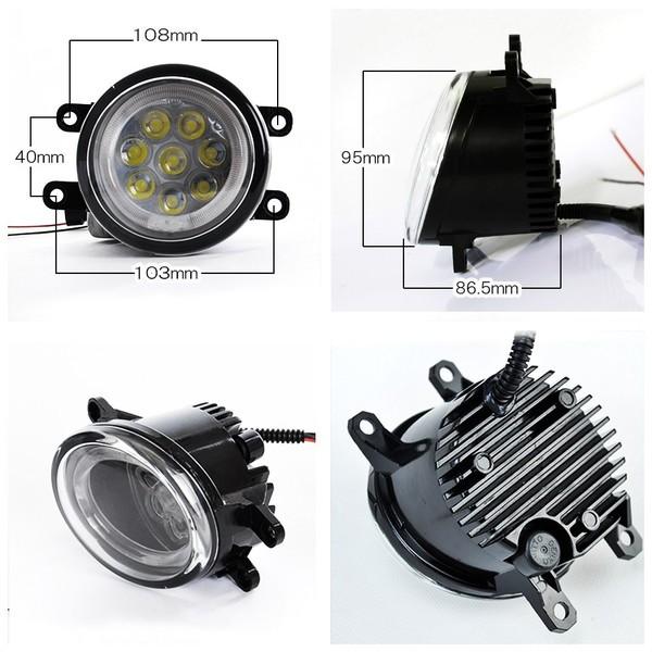 ヴェルファイア30系 アルファード 30系 LED フォグランプ デイライト CCFL イカリング 専用設計 爆買