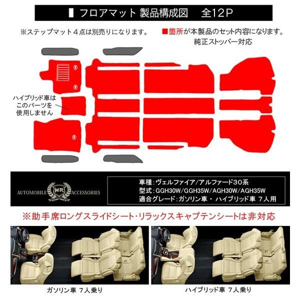 ヴェルファイア30系 アルファード 30系 新型 フロアマット 