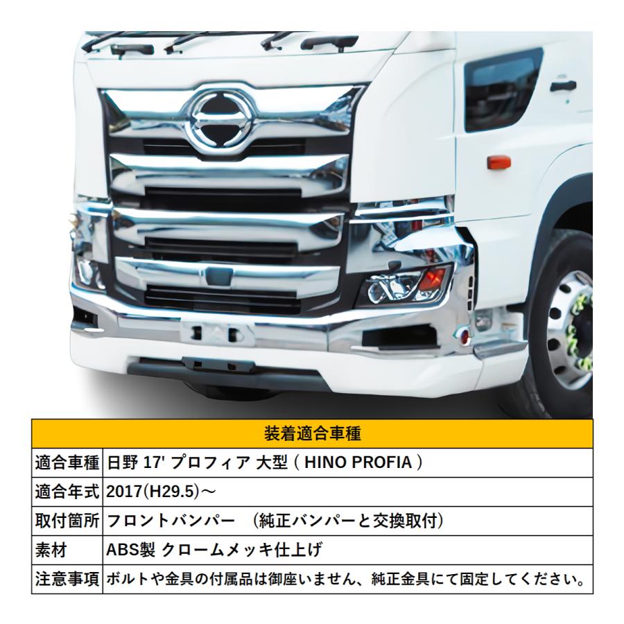 17プロフィア　 センターバンパー　ABS製 17プロフィア センターバンパー ABS製 : HappinessGrace - 通販