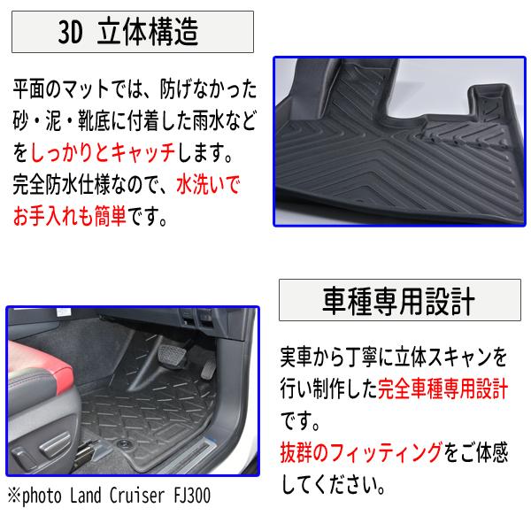 三菱ふそう 17 スーパーグレート 3D 立体 フロアマット 運転席 防水