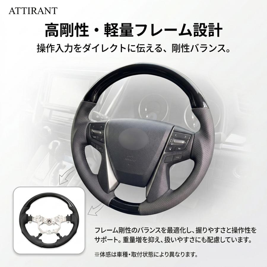 アルファード 30 / ヴェルファイア ガングリップ スポーツステアリング