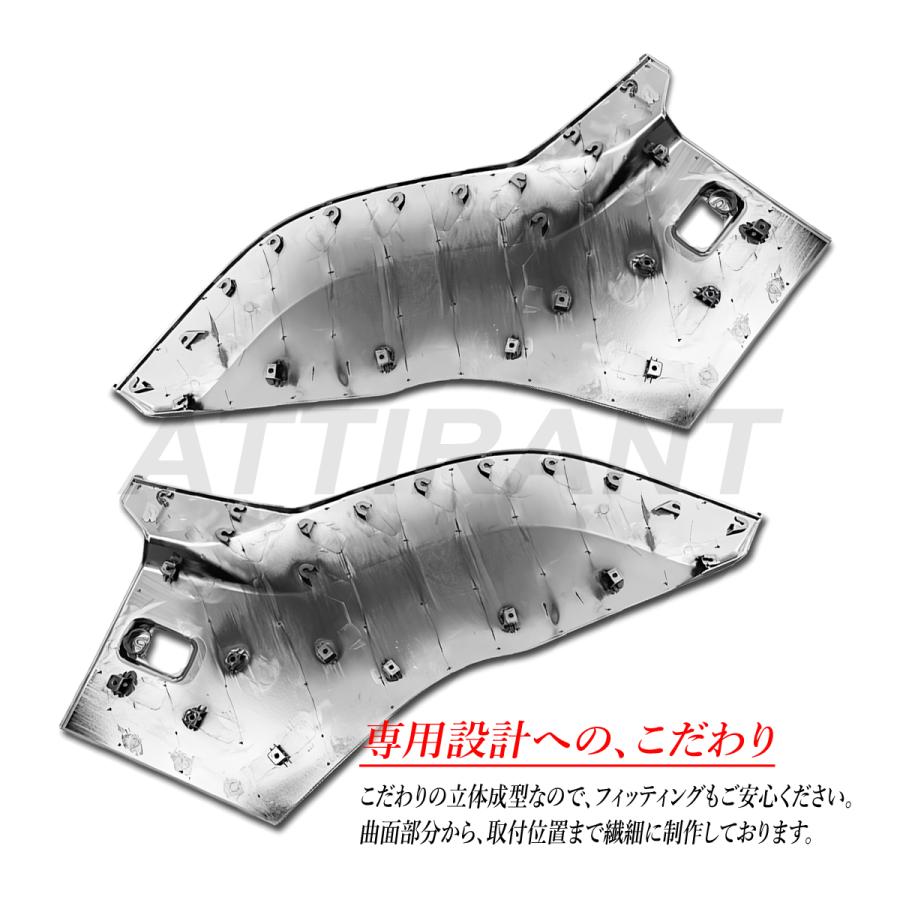 ファイブスター ギガ 鏡面 メッキ ドアパネル 左右セット 高品質 ABS