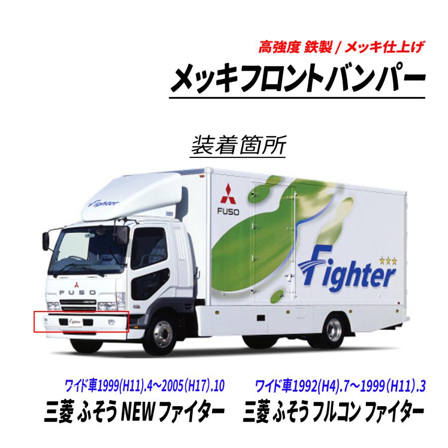 三菱 ふそう NEW ファイター フルコン ワイド車 メッキ