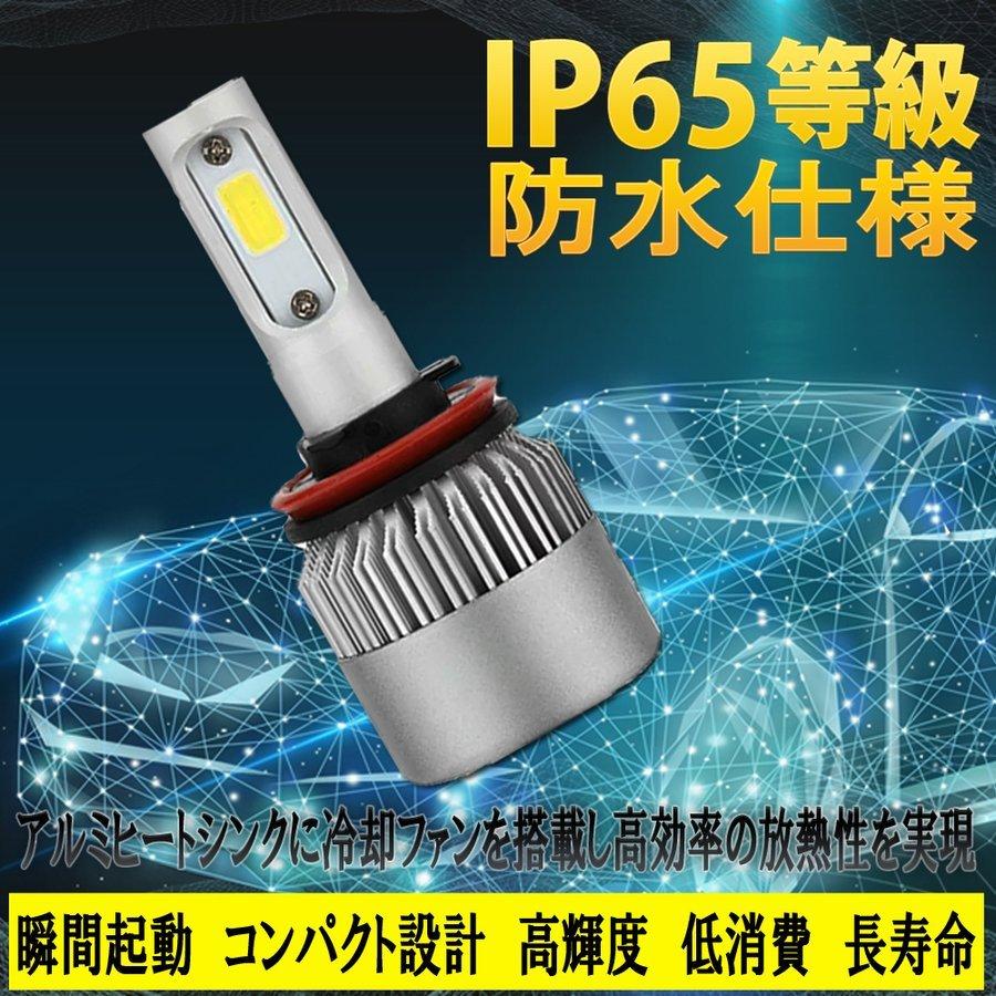 H4 HB3 HB4 H8 H11 H16 LED フォグランプ ヘッドライト 6500L 8000LM アルミヒートシンク 冷却ファン搭載 IP65防水｜hayariya｜04