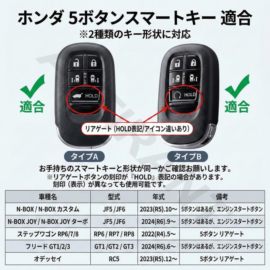 ステップワゴン RP6 / RP7 RP8 スマートキーケース シリコン ABS