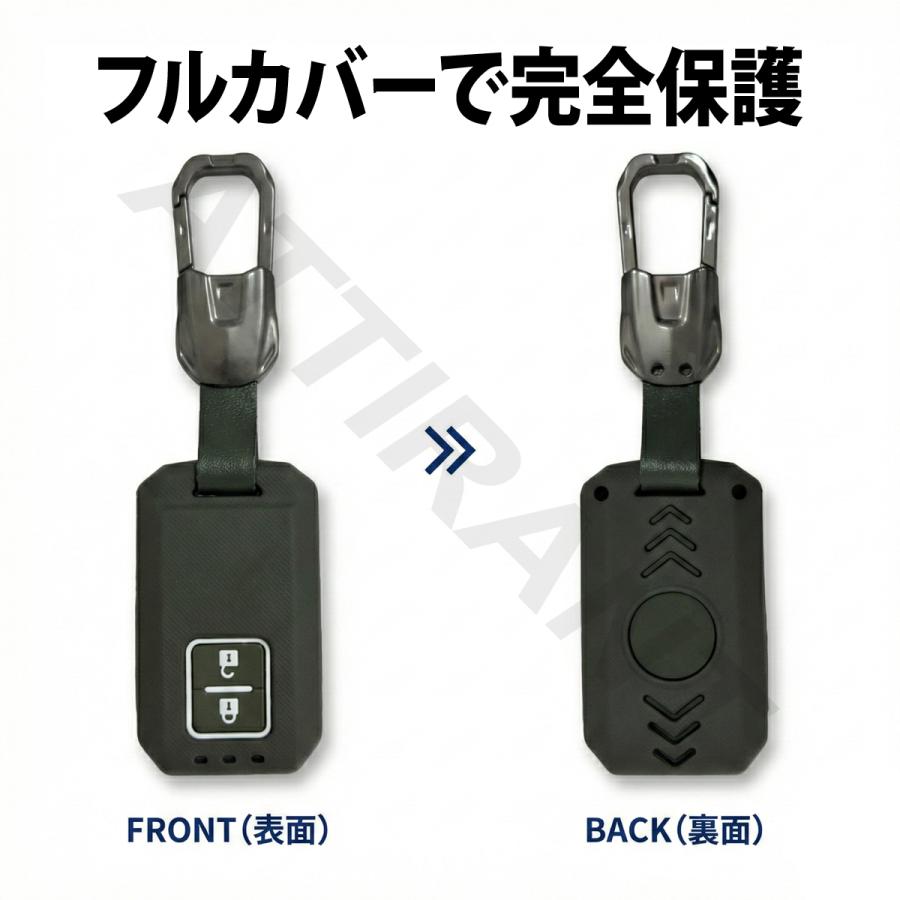 ジムニー / ノマド シエラ スズキ 2ボタン スマートキーケース カーキ