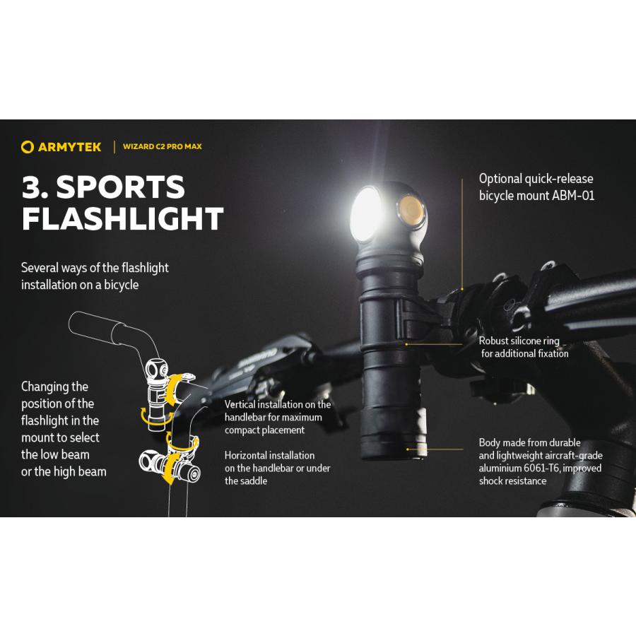 ARMYTEK WIZARD C2 PRO MAX 防災　災害対策　地震対策 ARMYTEK WIZARD C2 PRO MAX 防災 災害対策 地震対策