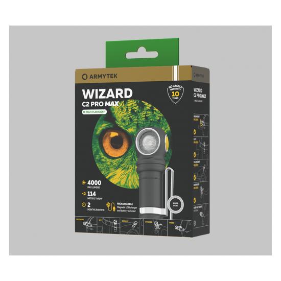 ARMYTEK WIZARD C2 PRO MAX XHP70.2 フラッシュライト ヘッド