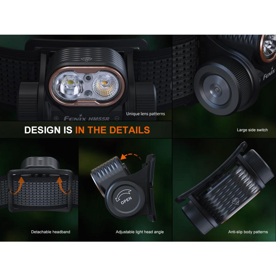 FENIX（フェニックス） Fenix HM55R ヘッドライト 最大1200ルーメン