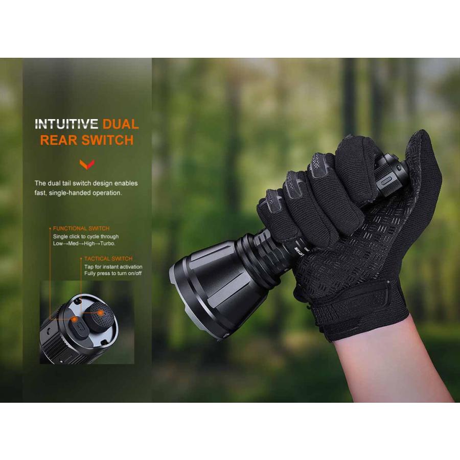 Fenix HT18R ロングスロー フラッシュライト USB-C充電式 最大2800ルーメン 最大照射1100m IP68防水防塵 ハンティング 捜索_2
