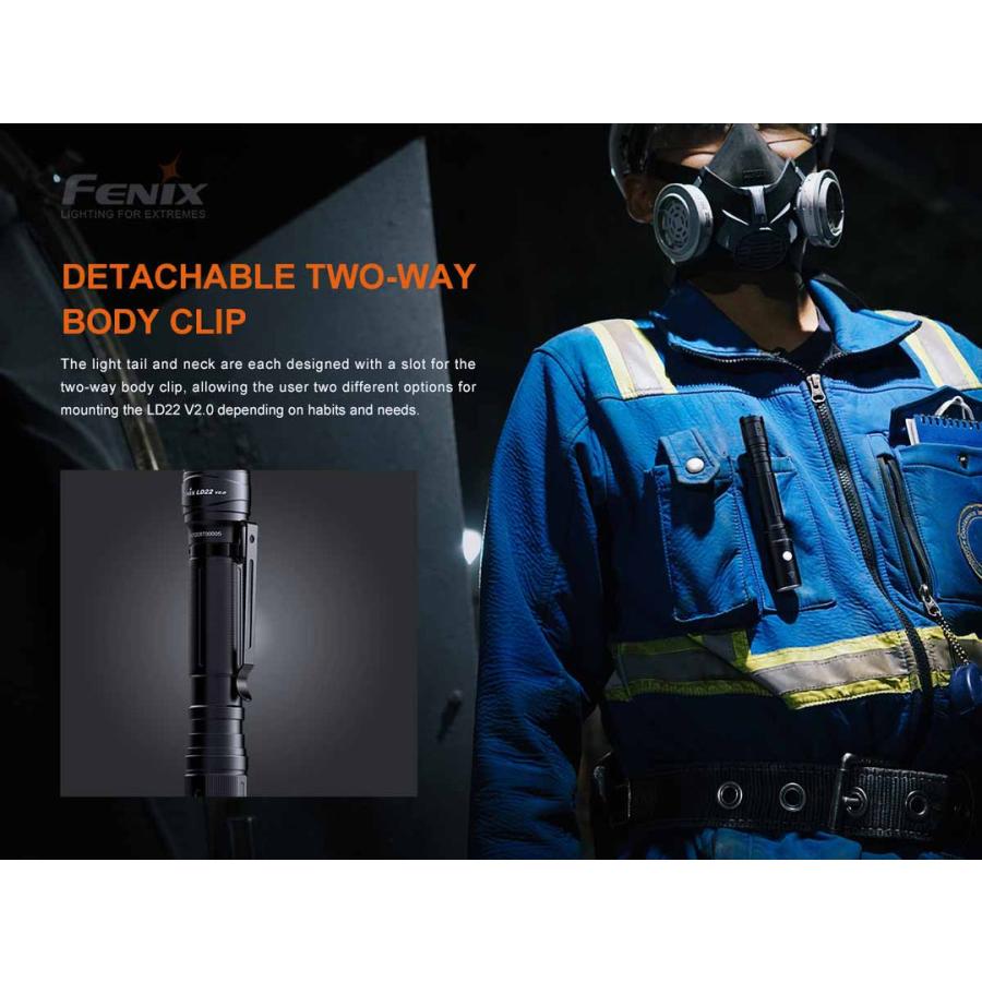 FENIX（フェニックス） Fenix LD22 V2.0 フラッシュライト 最大800