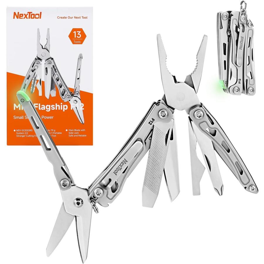 NexTool Mini Flagship F12 マルチツール 13 in 1 キーホルダー 針先