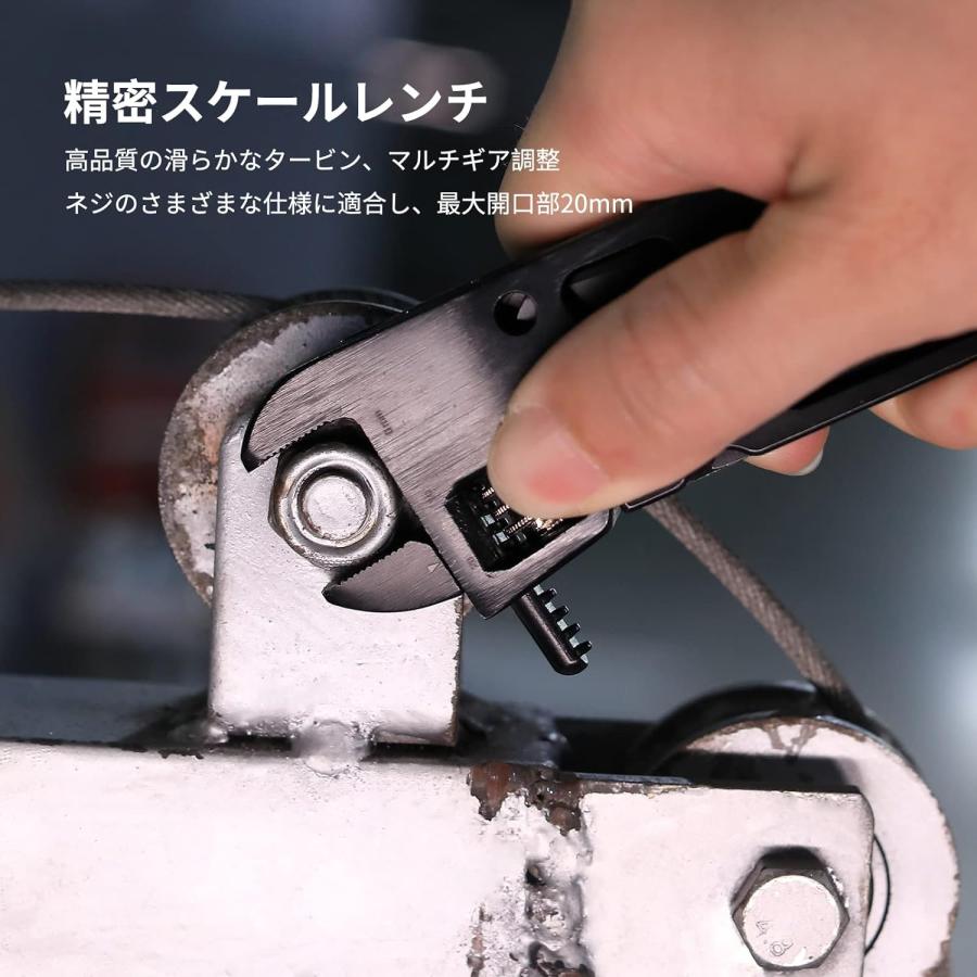 NexTool Black Wrench マルチツール 9-in-1 ステンレス製 精密 NexTool Black Wrench マルチツール 9-in-1 ステンレス製 精密