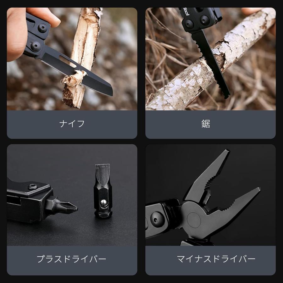 NexTool Black Wrench マルチツール 9-in-1 ステンレス製 精密 NexTool Black Wrench マルチツール 9-in-1 ステンレス製 精密