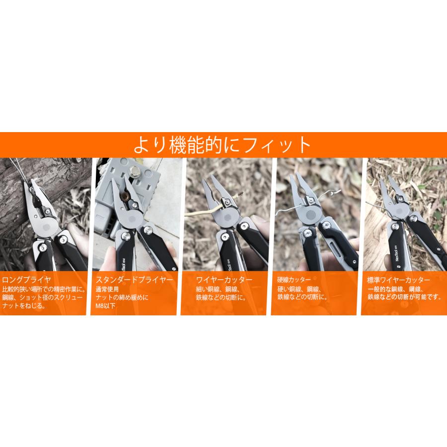 NexTool W4 ラチェットレンチ マルチツール 11-in-1 ペンチ ナイフ