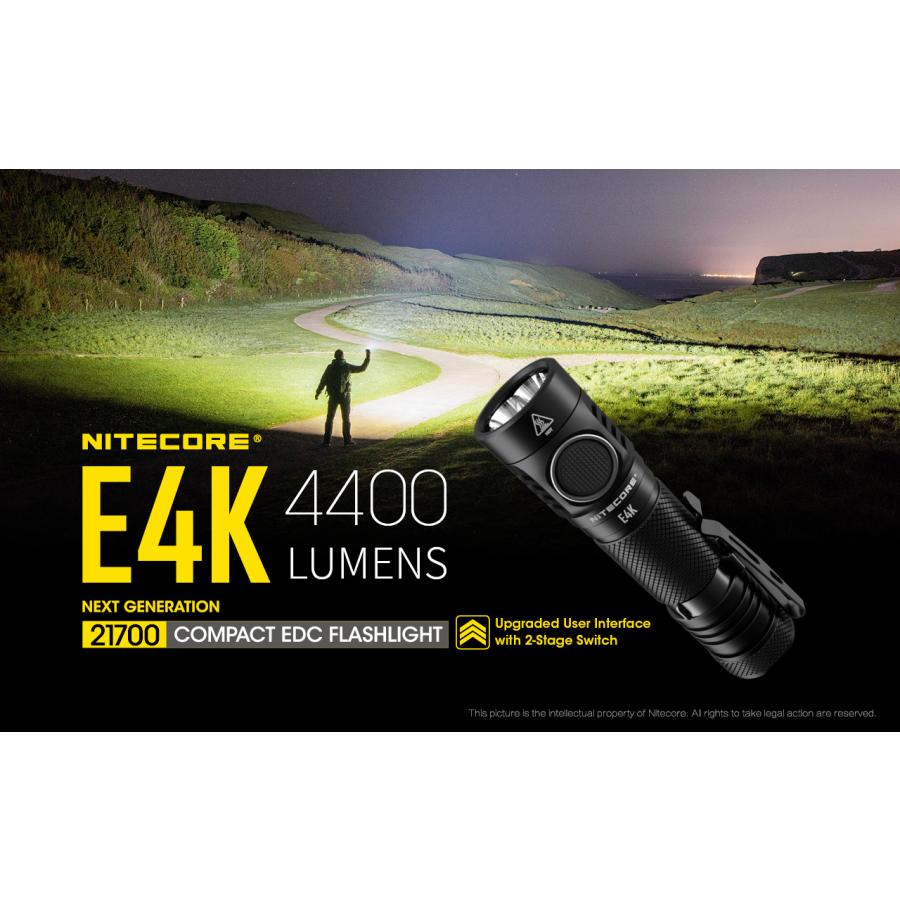 □ NITECORE(ナイトコア)E4K 4×CREE XP-L2 4400lm Amazon.co.jp