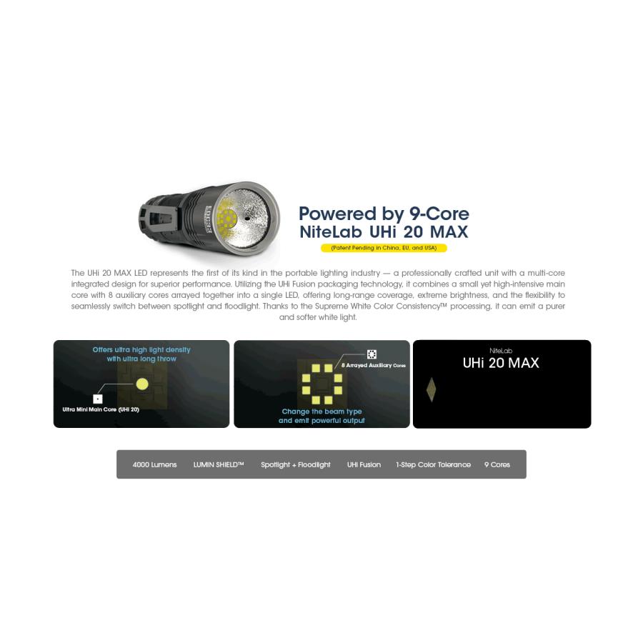 NITECORE（ナイトコア） Nitecore EDC33 フラッシュライト 4000