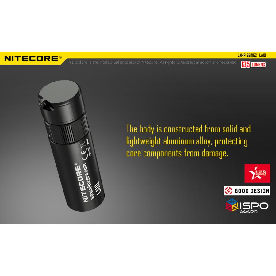 NITECORE LA10 ナイトコア　la10 NITECORE（ナイトコア） Nitecore LA10 LEDキーライト ミニランタン