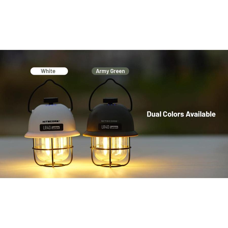 NITECORE（ナイトコア） Nitecore LR40 キャンプランタン 充電式 多機能 100ルーメン エコセンサー USB-C充電 ...
