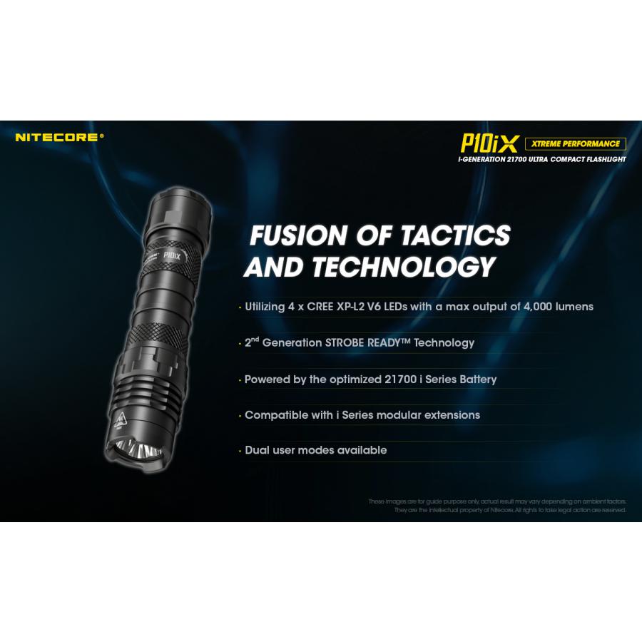 NITECORE（ナイトコア） Nitecore P10iX タクティカル フラッシュ