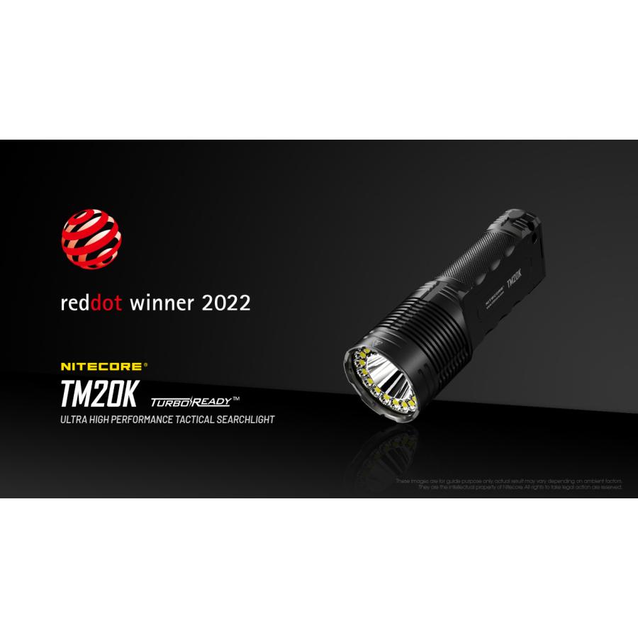 20000ルーメン NITECORE TM20K フラッシュライト Nitecore TM20K 20,000 Lumen USB-C Rechargeable LED