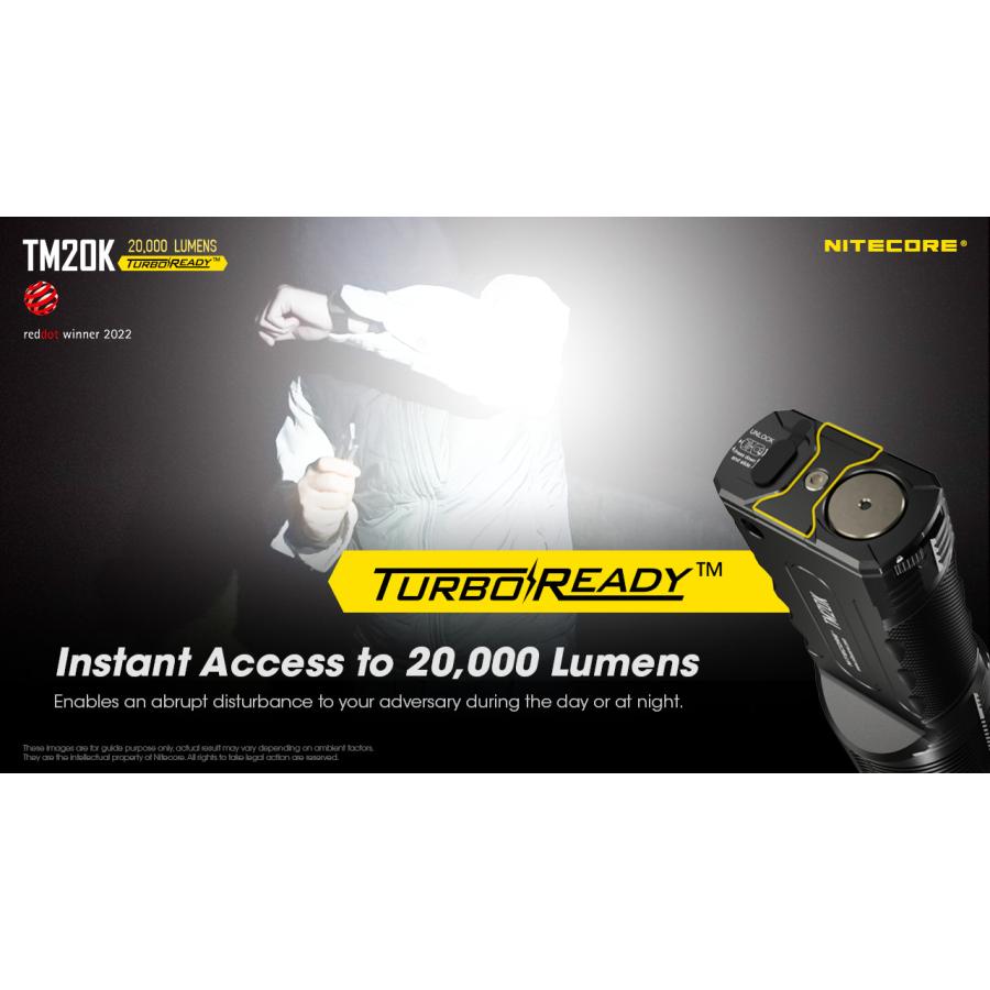 NITECORE Nitecore TM20K 高出力フラッシュライト 2万ルーメン USB-C