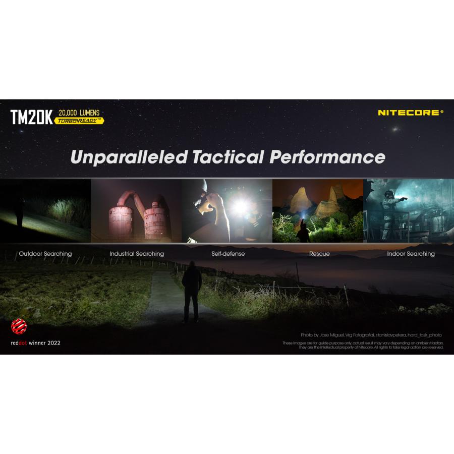 NITECORE Nitecore TM20K 高出力フラッシュライト 2万ルーメン NITECORE Nitecore TM20K 高出力フラッシュライト 2万ルーメン