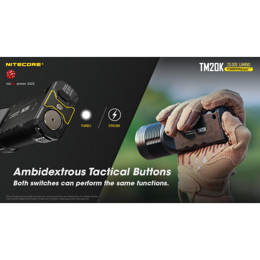 NITECORE（ナイトコア） Nitecore TM20K 高出力フラッシュライト 2万