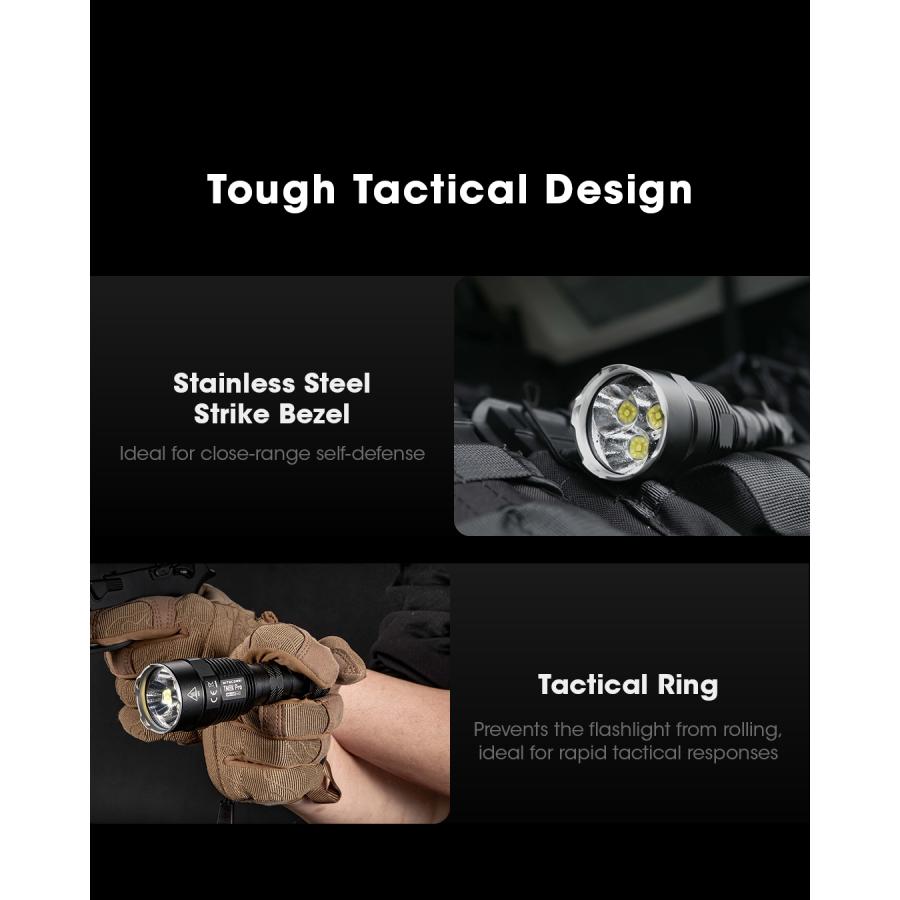 NITECORE Nitecore TM9K Pro 高出力 タクティカルフラッシュ NITECORE Nitecore TM9K Pro 高出力 タクティカルフラッシュ