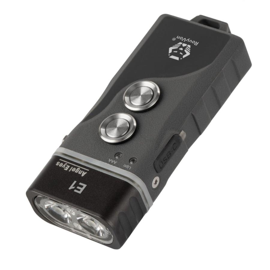 RovyVon Angel Eyes E1 キーホルダーライト EDC 最大700ルーメン USB-C
