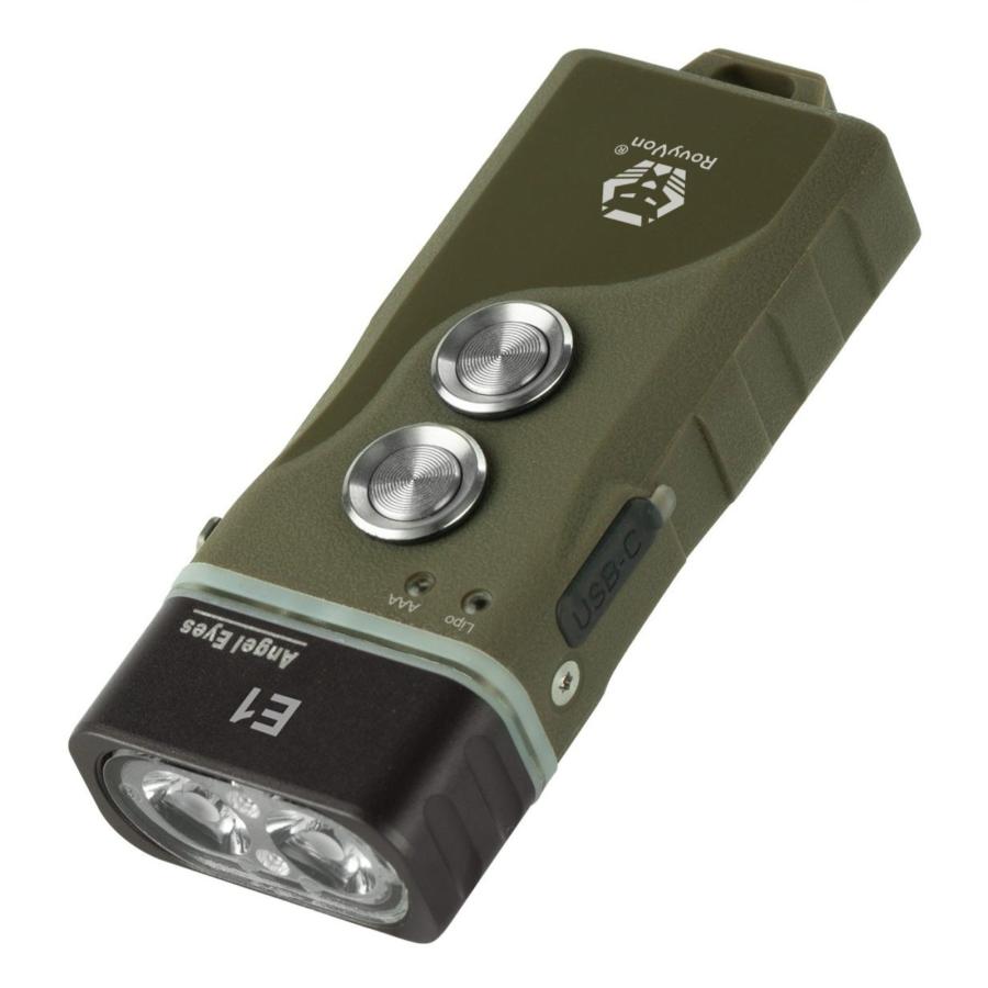 RovyVon Angel Eyes E1 キーホルダーライト EDC 最大700ルーメン USB-C