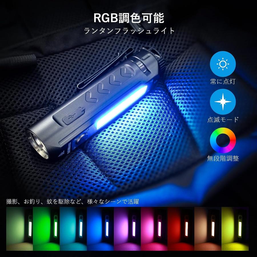 Sofirn IF23 フラッシュライト 4000ルーメン USB-C充電式 IP68防水